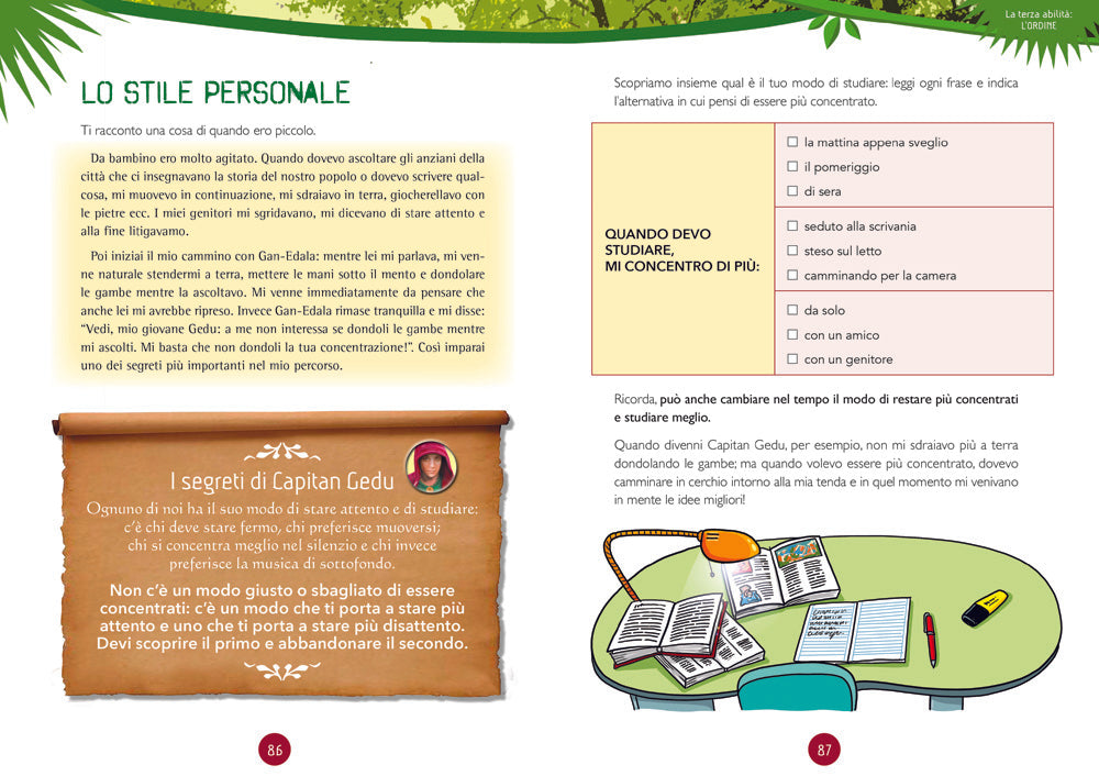 I segreti di Capitan Gedu - Manuale di allenamento all'autodisciplina::Per ragazzi e ragazze vivaci e coraggiosi