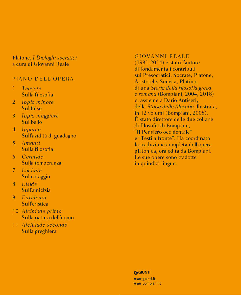 Ippia minore. Sul falso::Testo greco a fronte