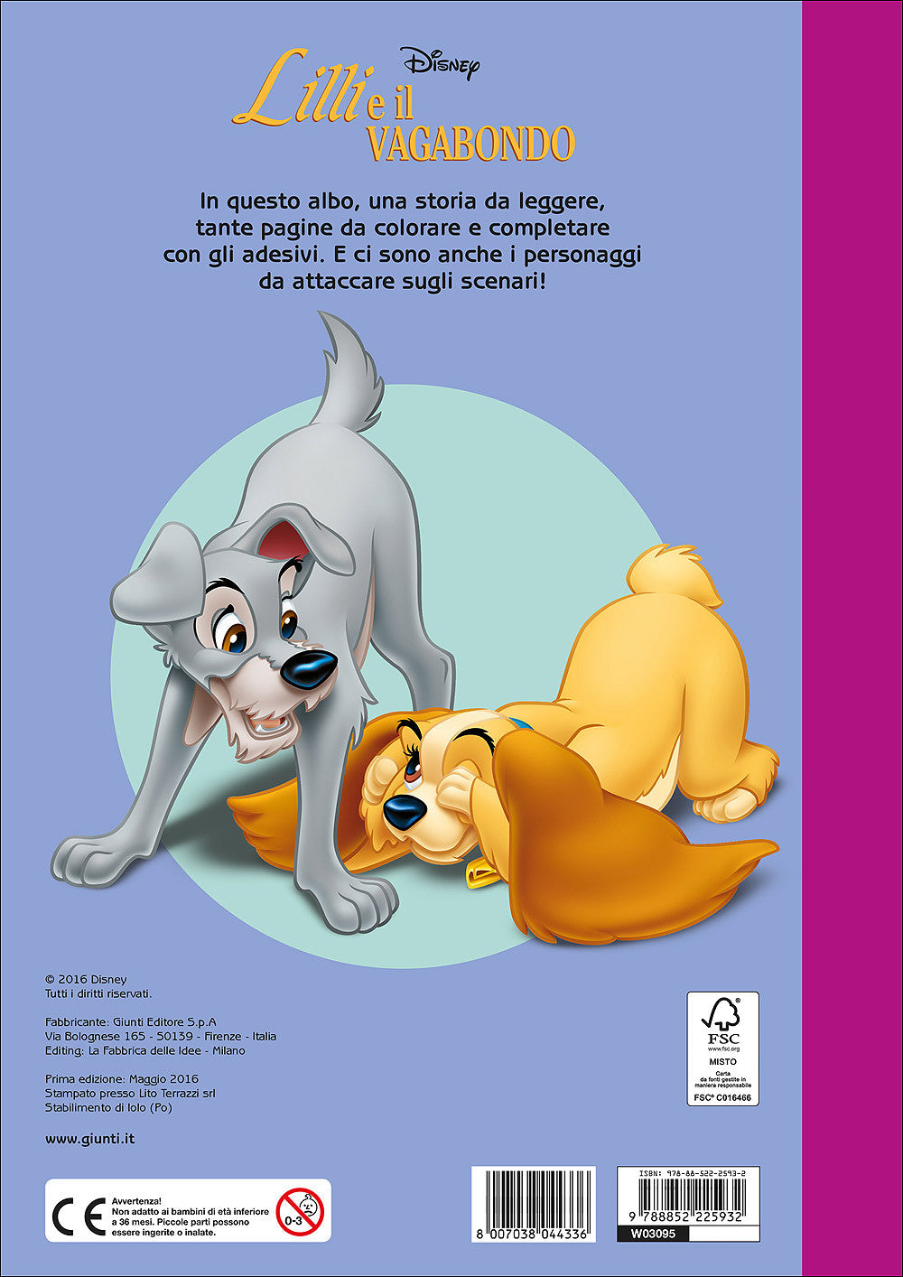 Lilli e il Vagabondo - Staccattacca&Colora