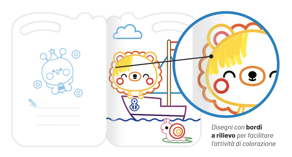 Coloro facile - Rana::senza uscire dai contorni