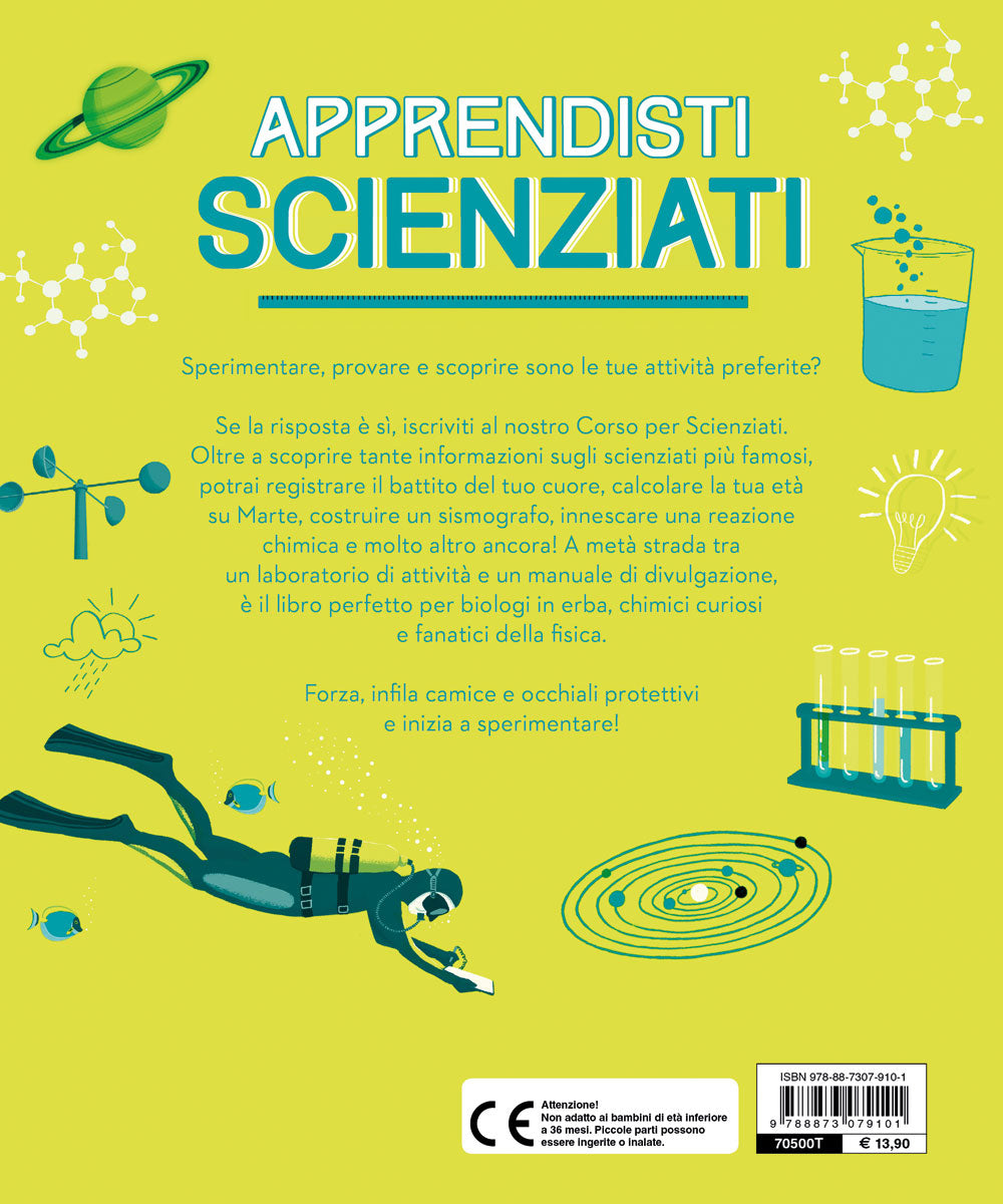 Apprendisti scienziati::Sperimenta, prova, scopri! - Con poster, modellino e adesivi