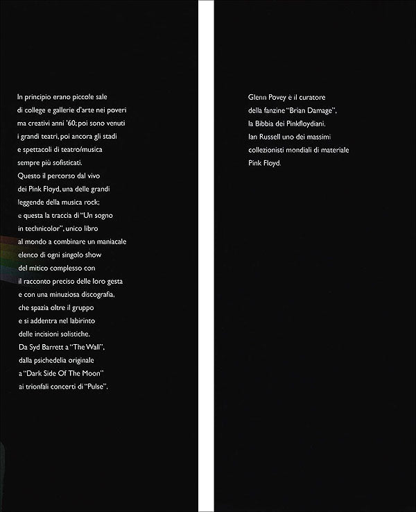 Pink Floyd: un sogno in technicolor