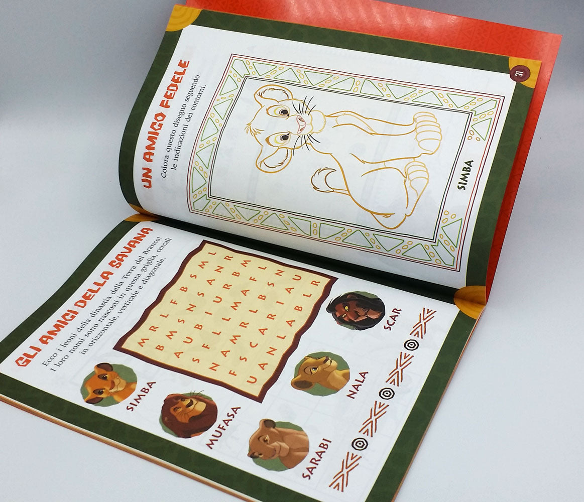 Attacca gli Eroi - Gioca, Colora e Attacca Il re leone
