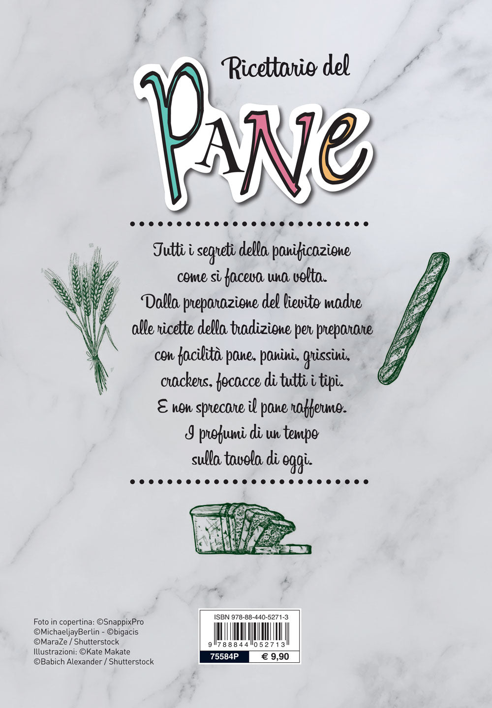 Ricettario del pane::Tutti i segreti per farlo