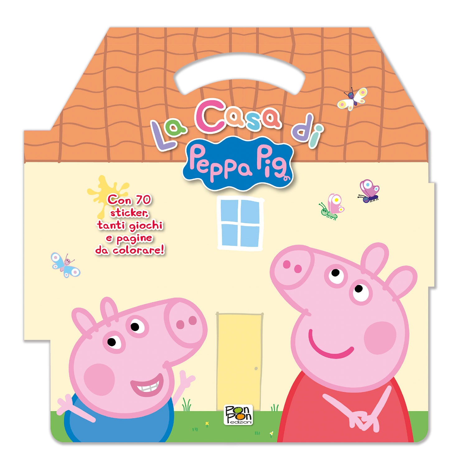 Peppa pig. La casa di Peppa. Puffy sticker