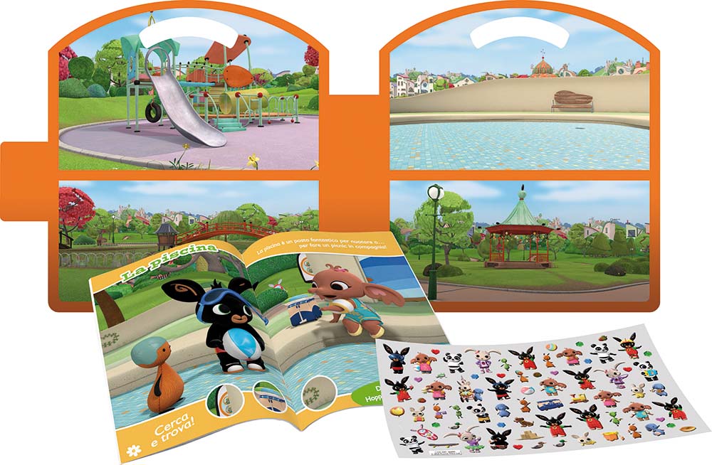 Al parco con Bing! Puffy sticker