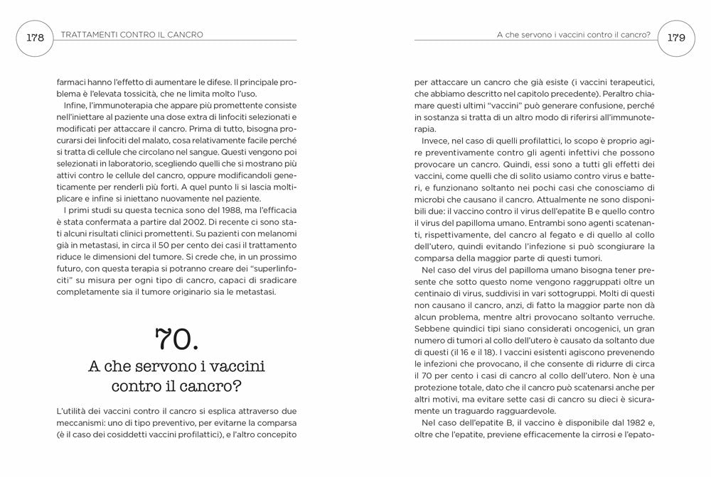 Le 100 risposte sul cancro