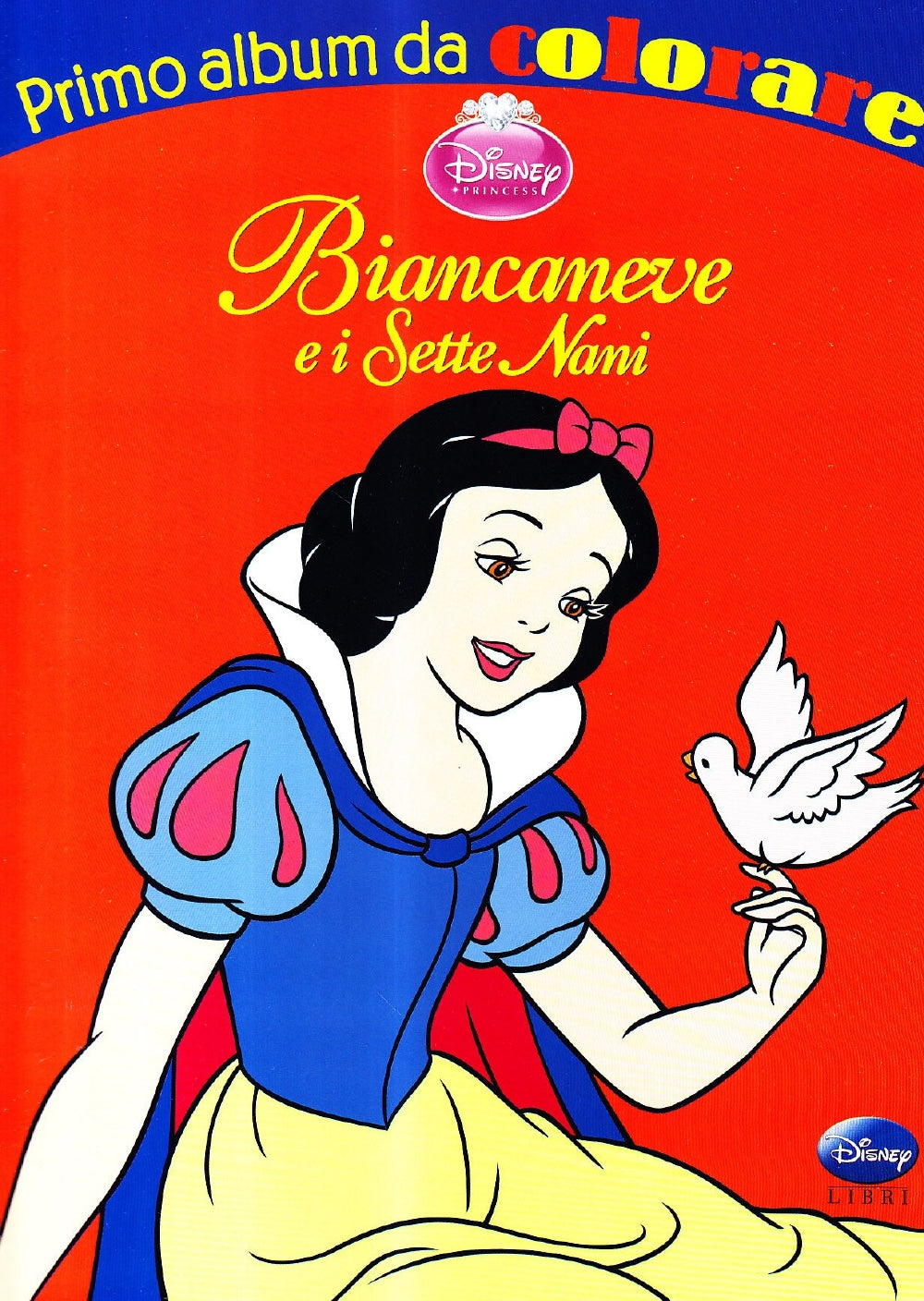 Biancaneve e i sette nani. Primo album da colorare