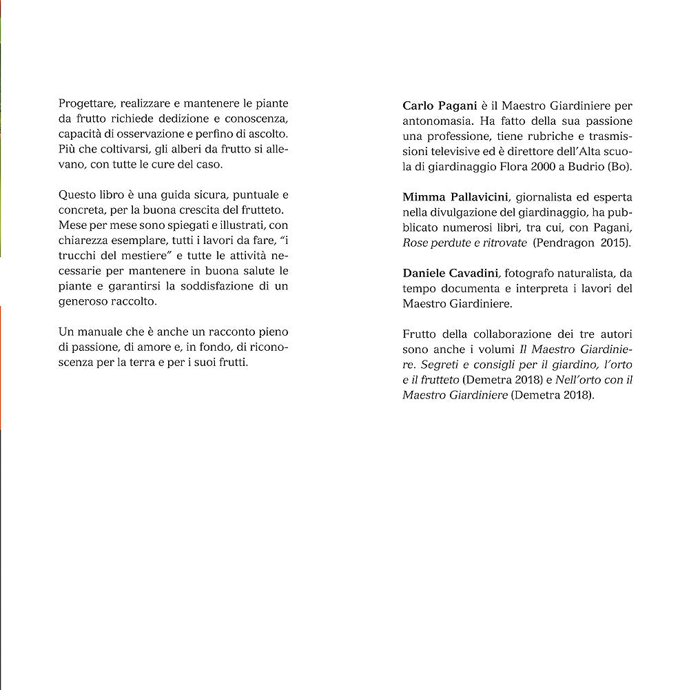 Nel frutteto con il Maestro Giardiniere