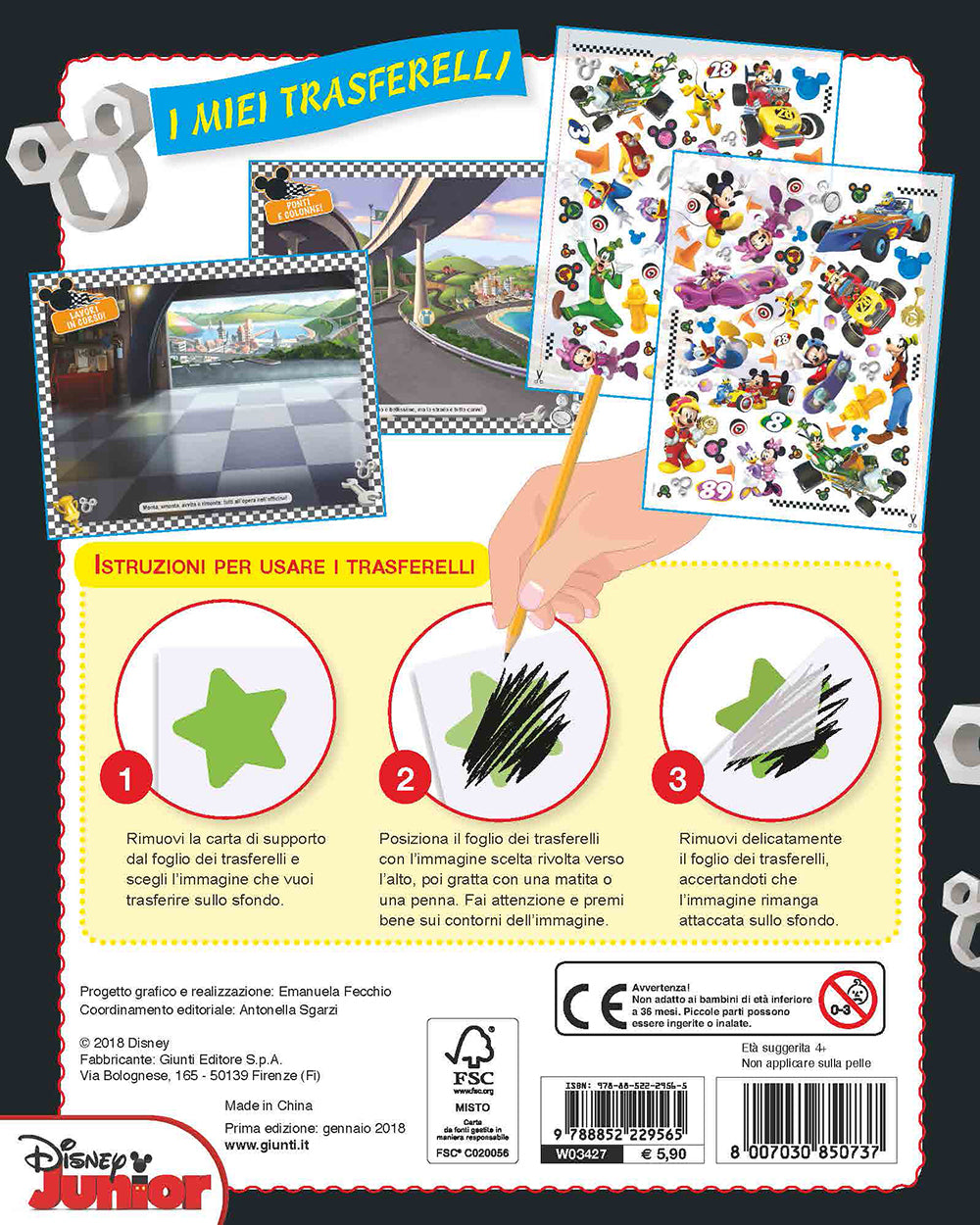 I miei trasferelli - Topolino e gli amici del rally::Crea e personalizza le tue storie