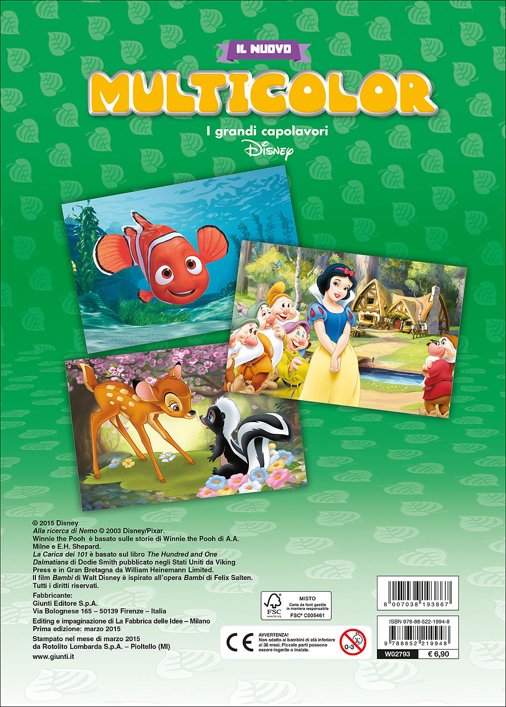 Il nuovo Multicolor - I grandi capolavori Disney::Tanti nuovi giochi