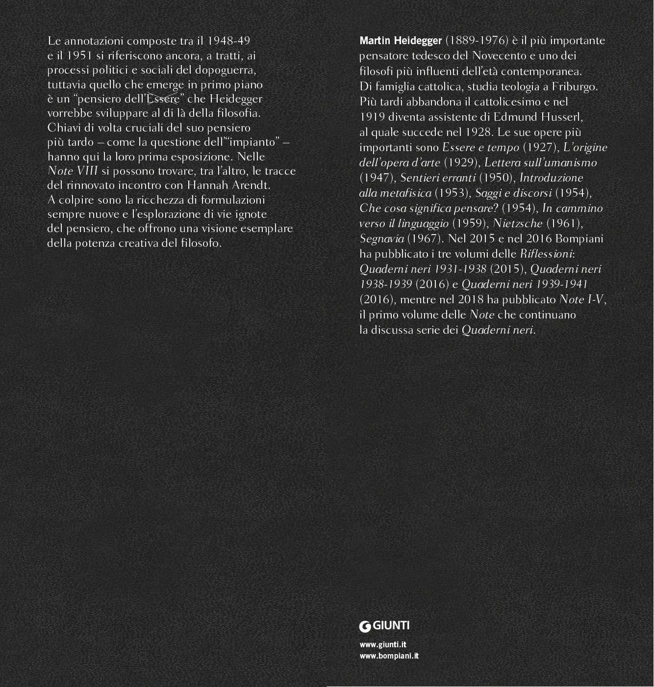 Note VI - IX ::(Quaderni neri 1948/49 - 1951)