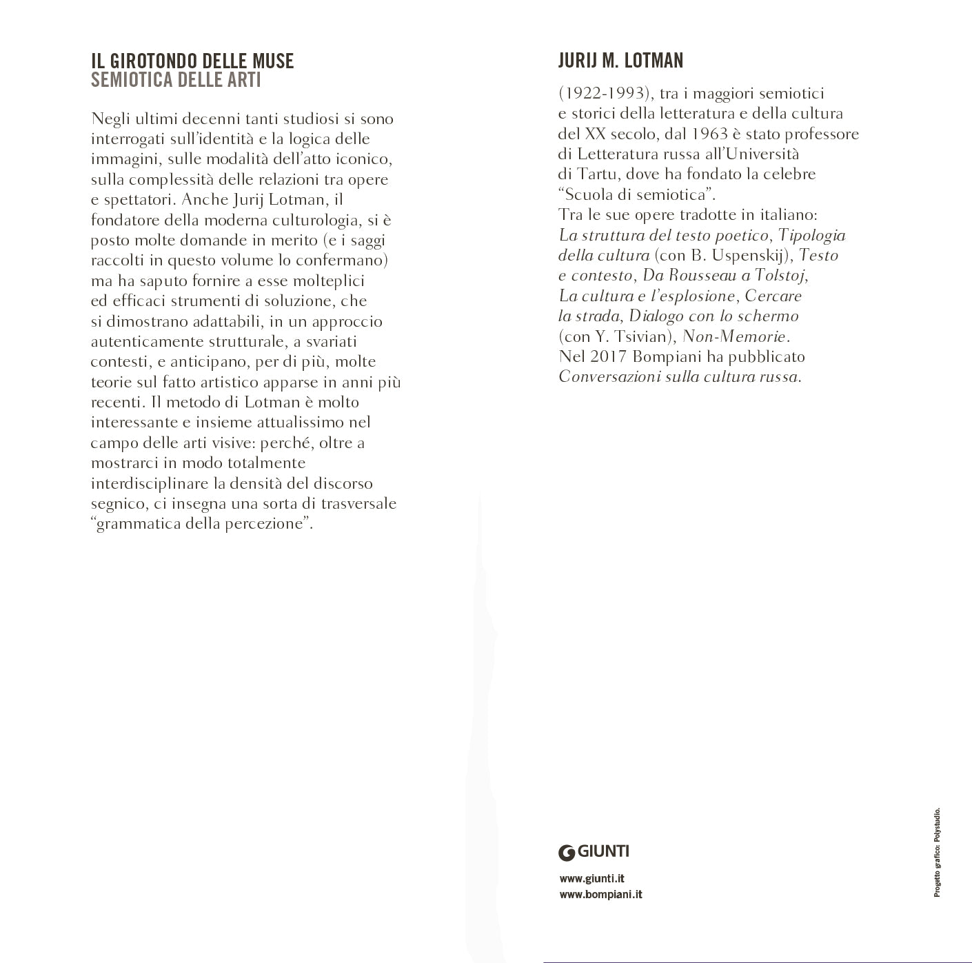 Il girotondo delle muse::Semiotica delle arti