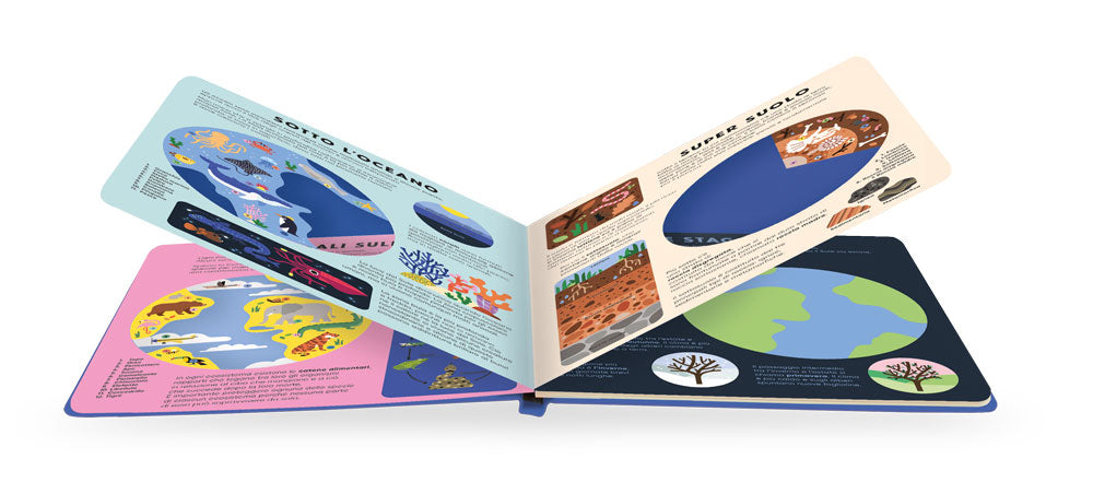 La Terra::Guarda attraverso le pagine trasparenti e scopri il nostro fantastico pianeta!