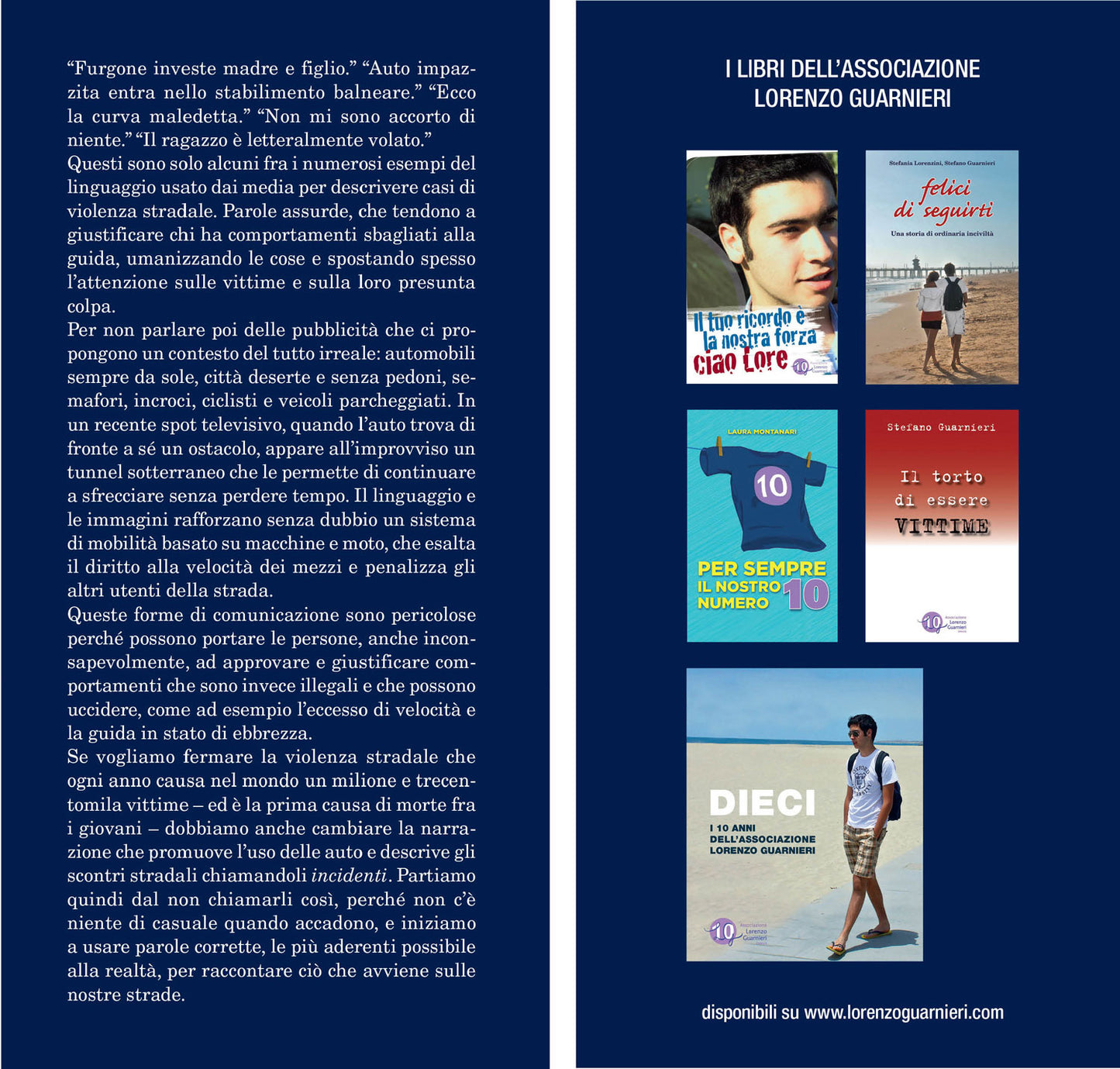 Il valore delle parole::La narrazione sbagliata degli scontri stradali