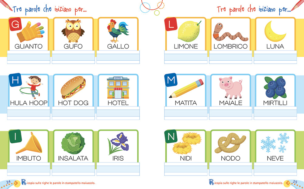 Mi alleno a scrivere in stampatello