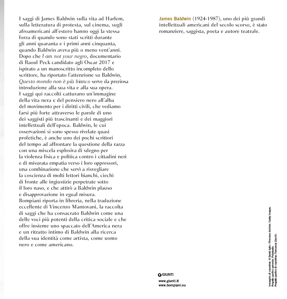 Questo mondo non è più bianco