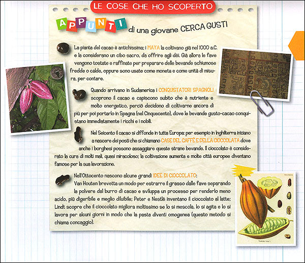 Il cioccolato: diario di un lungo viaggio::All'interno la scheda per diventare un vero assaggiatore!