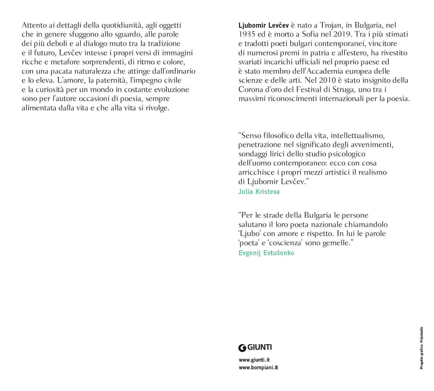 I passi dell'ombra::Testo bulgaro a fronte