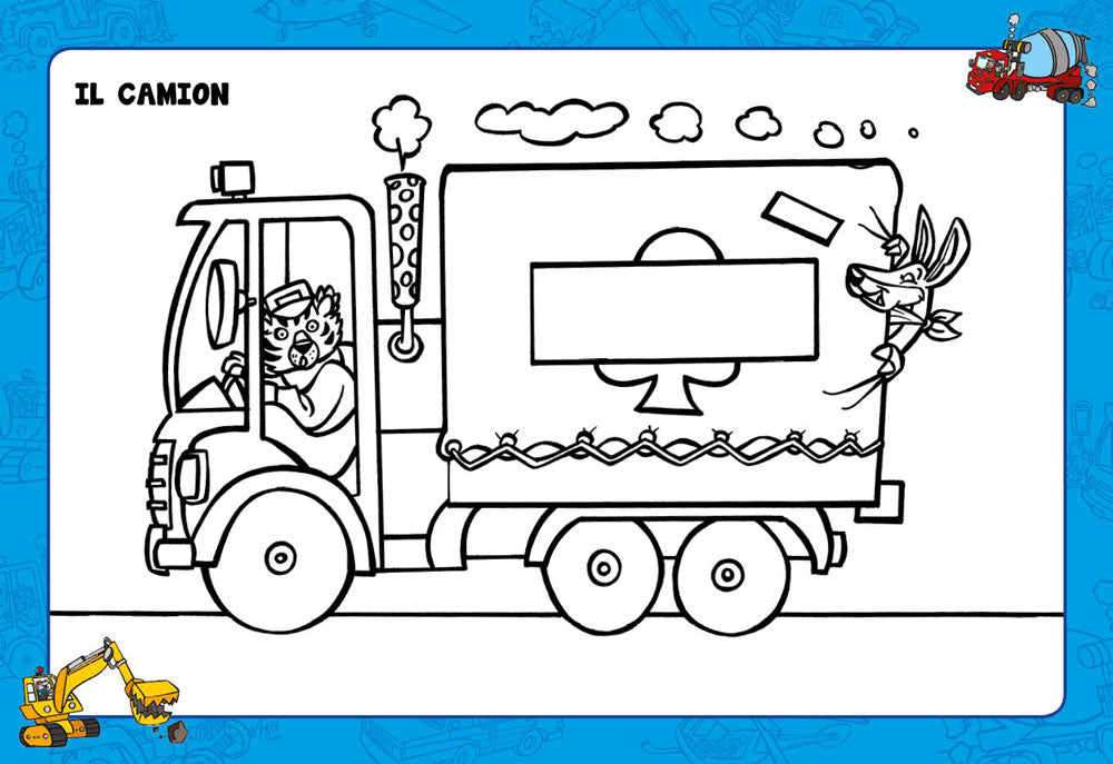 Il Superlibro delle Macchine da Colorare