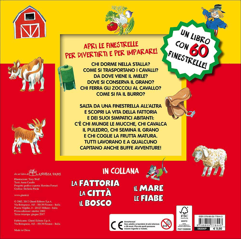 La Fattoria::Un libro con 60 finestrelle!