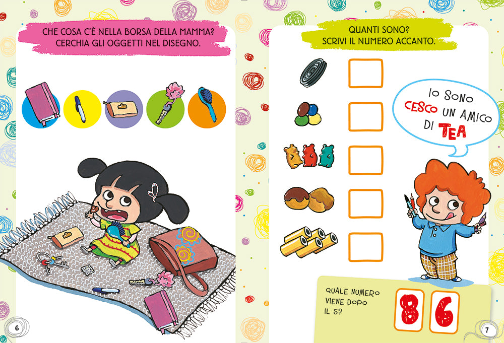 Tea. Colora e gioca nei giorni di pioggia