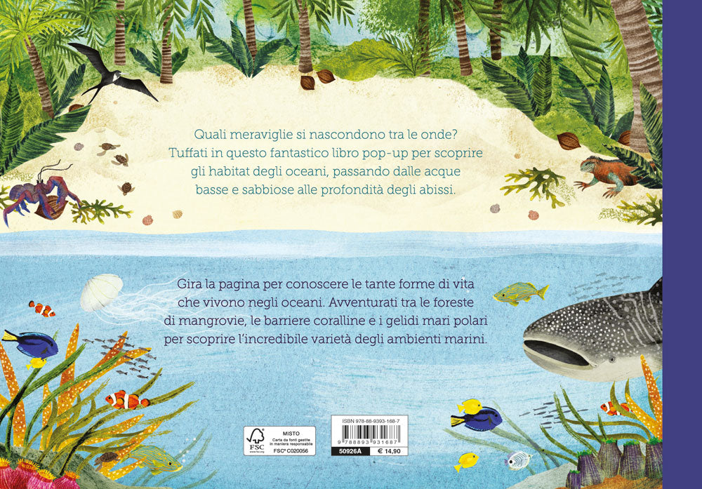 Sopra e sotto – Mari e oceani::Solleva le alette e scopri gli habitat marini