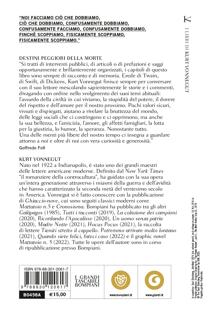 Destini peggiori della morte::Un collage autobiografico