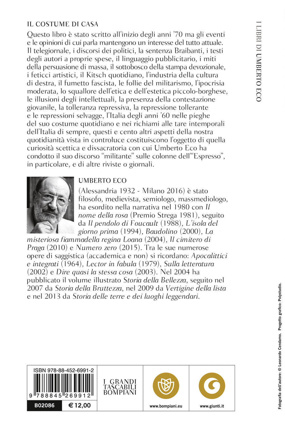 Il costume di casa::Evidenze e misteri dell'ideologia italiana negli anni Sessanta