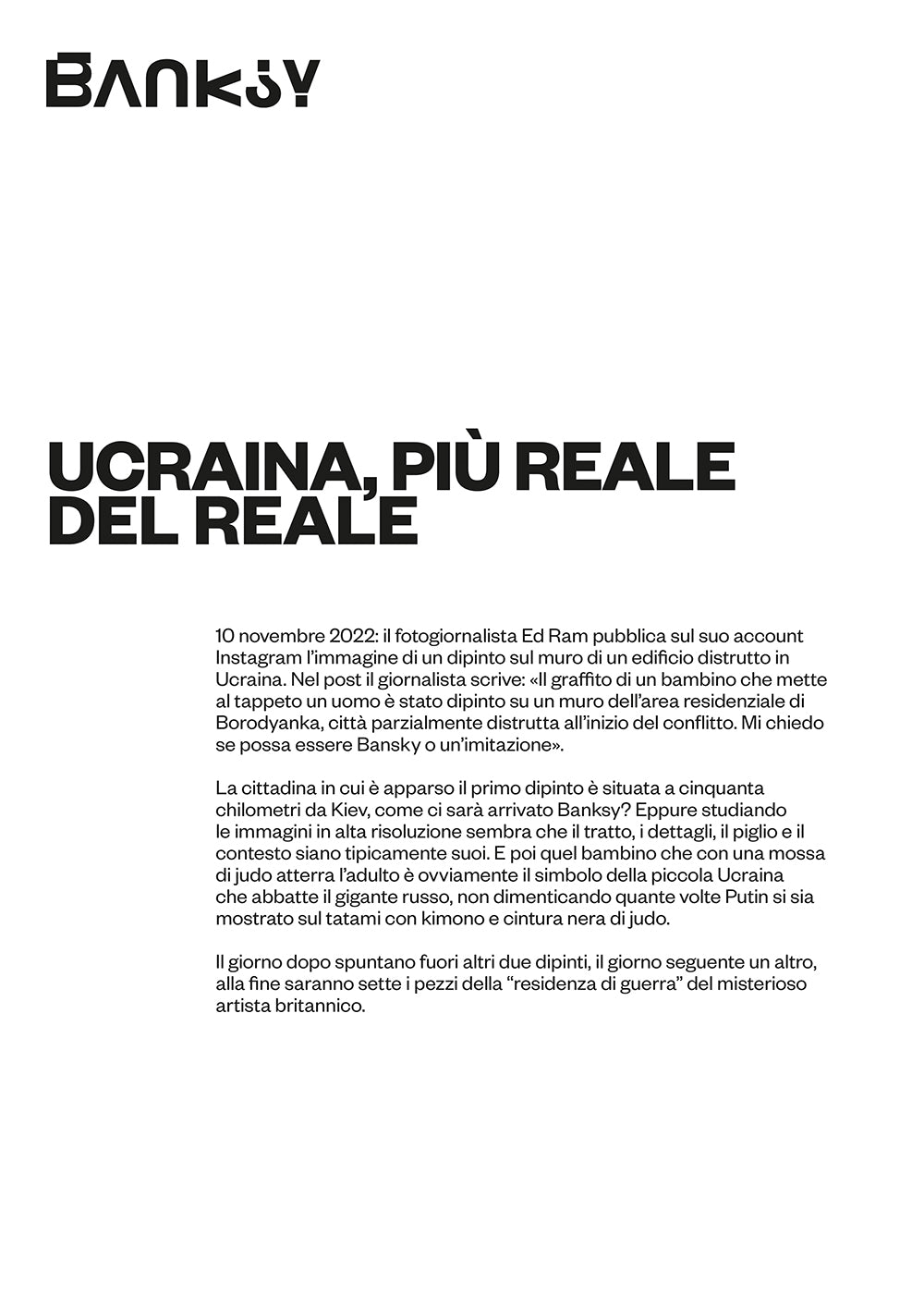 Calendario Banksy 2024 da parete (30 x 42 cm)