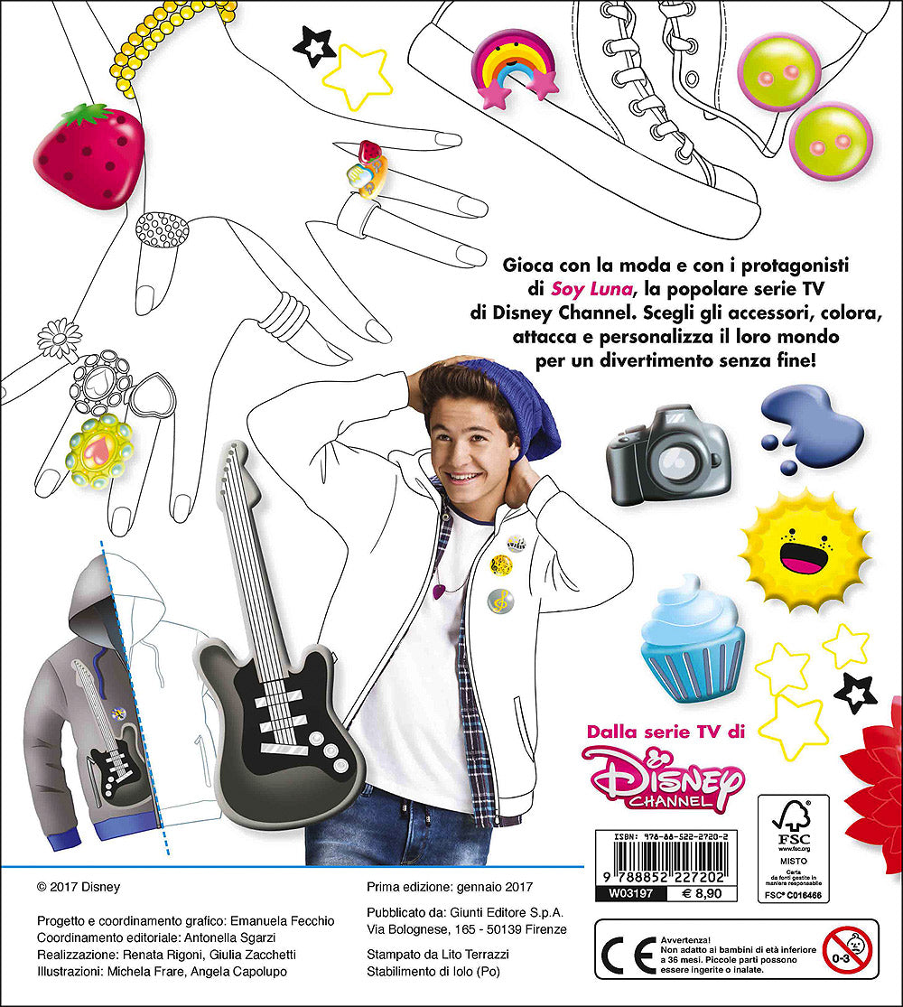 Soy Luna - Il mio mondo di accessori::Più di 180 adesivi