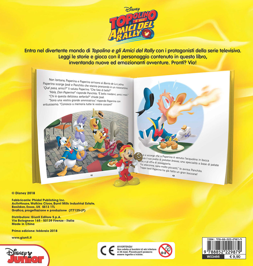 Storie con Sorpresa - Topolino e gli amici del rally::Contiene la figurina di Topolino