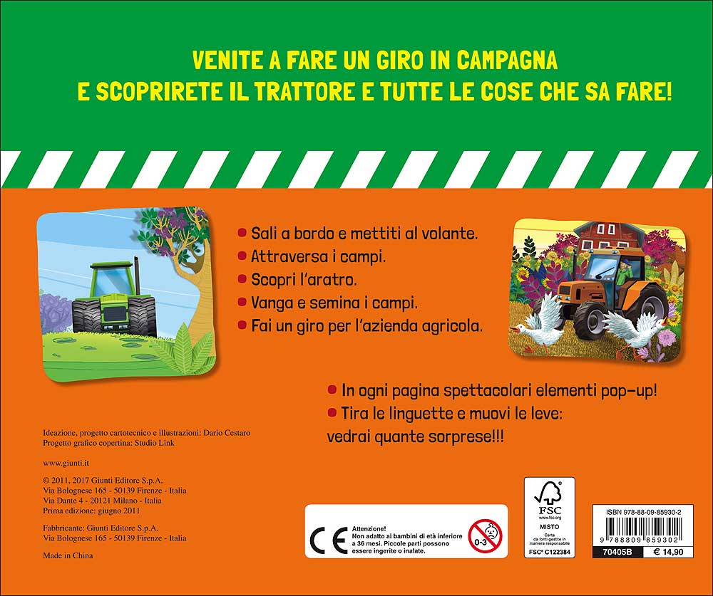 Il Trattore::Un libro pop-up