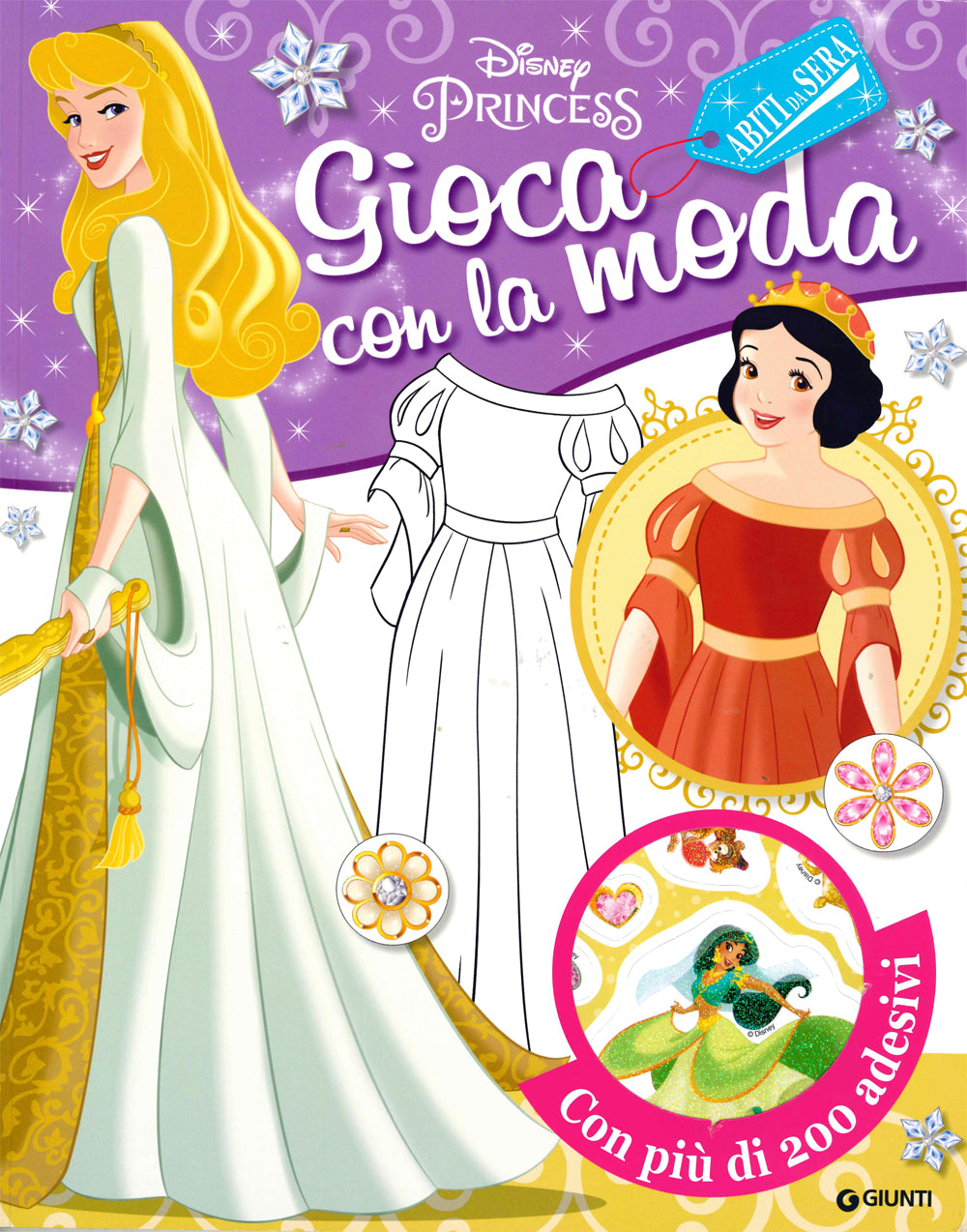 Al ballo. Disney princess. Gioca con la moda. Con adesivi - Libro