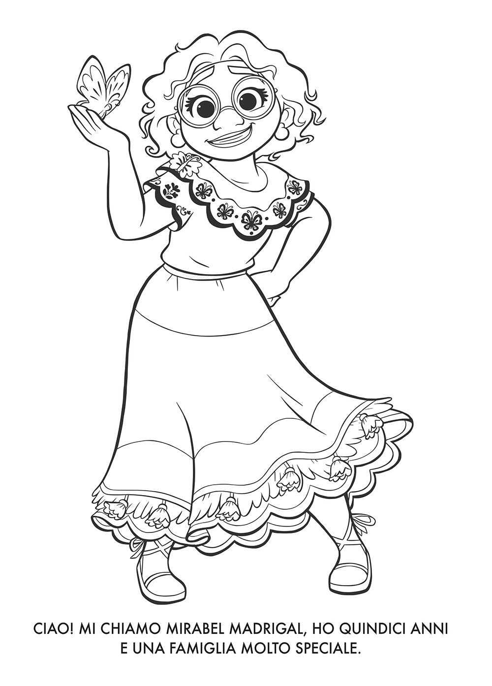 Disney Encanto Primo album da colorare::Una famiglia magica