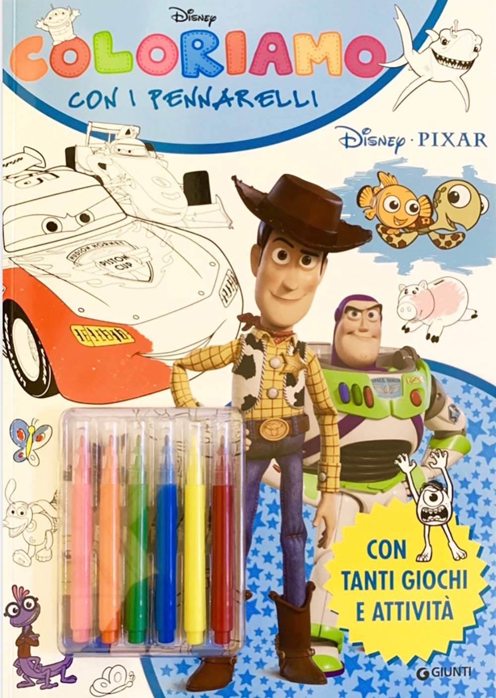 Coloriamo con i pennarelli - Disney/Pixar, Walt Disney