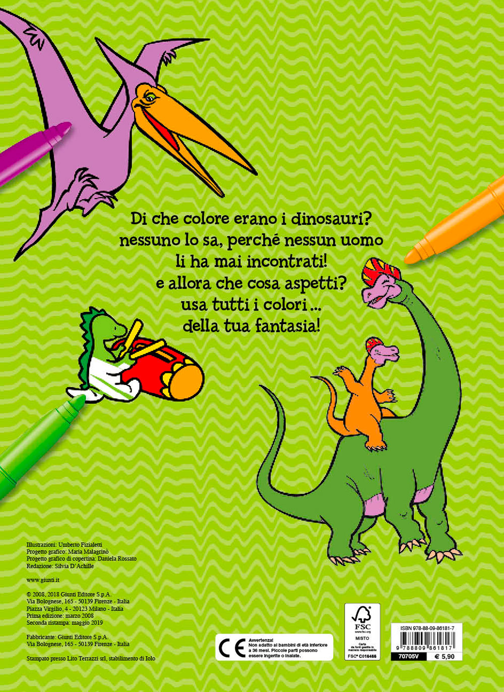 Il Superlibro dei Dinosauri da colorare::Con giochi e curiosità