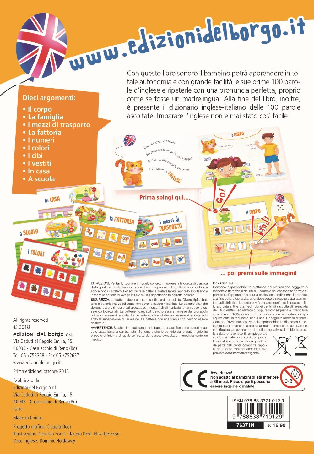 Imparo l'inglese::Le mie prime 100 parole - Ascolta le parole e ripetile con la pronuncia corretta