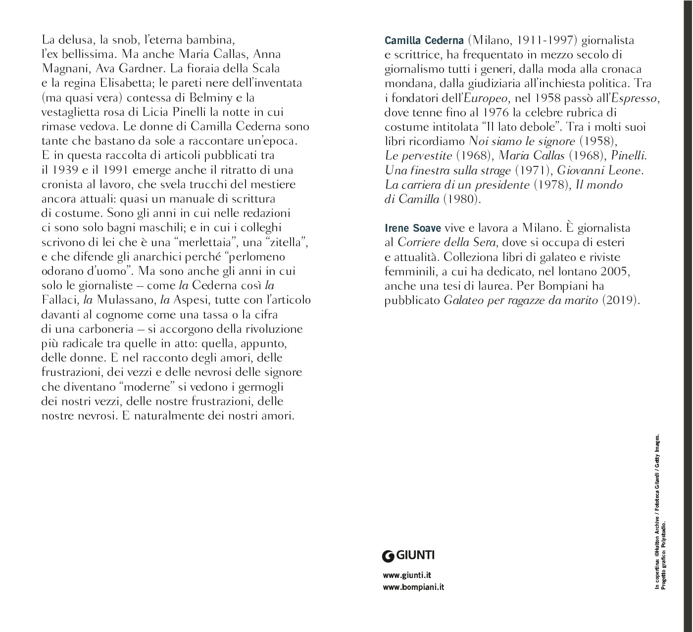 Camilla, la Cederna e le altre