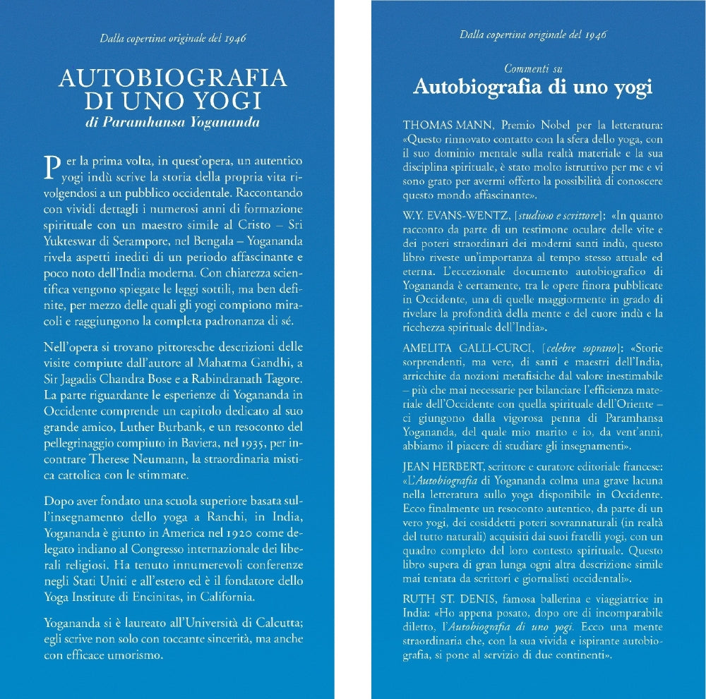 Autobiografia di uno Yogi::Edizione originale del 1946 - Con audiolibro e ritratto