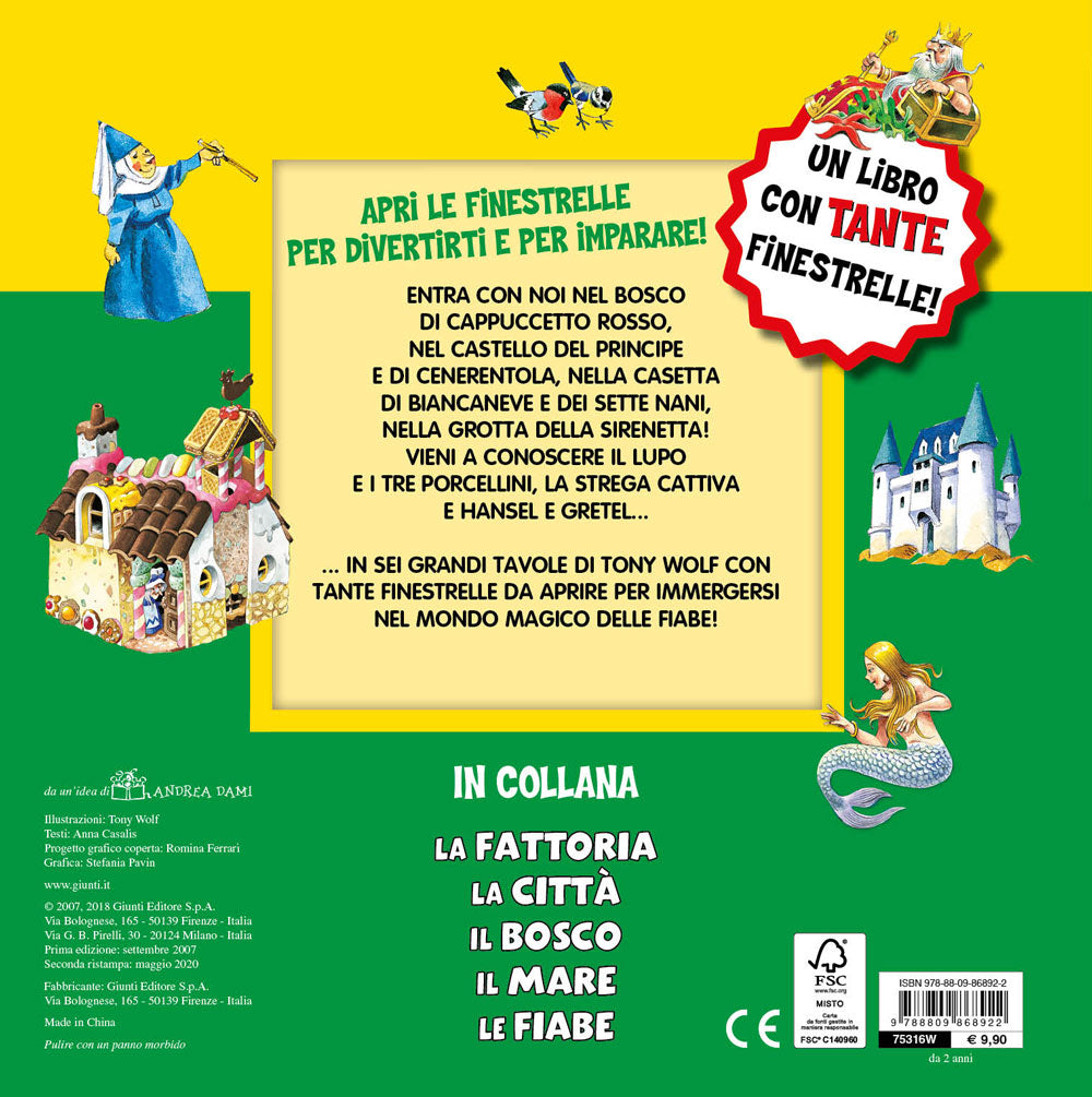 Le Fiabe::Un libro con 50 finestrelle!