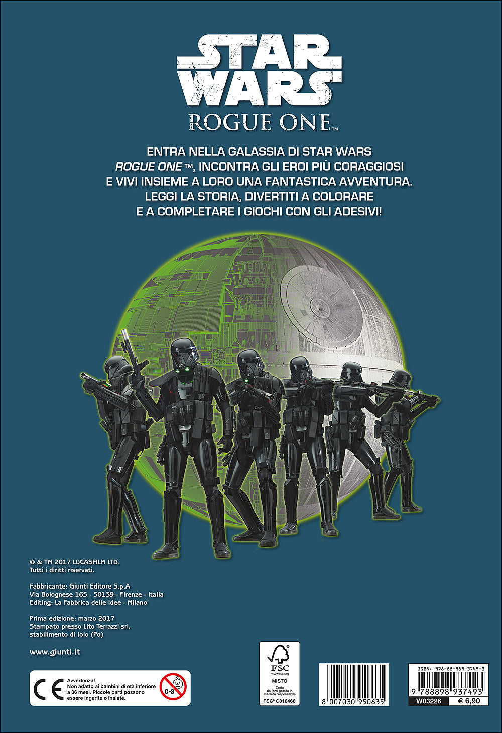 Attacca gli eroi - Star Wars Rogue One. Colora e attacca gli eroi::Con tanti adesivi