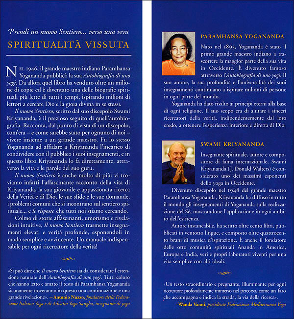 Il nuovo Sentiero::La mia vita con Paramhansa Yogananda