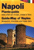 Napoli::Pianta-guida della città con musei, chiese e fiere
