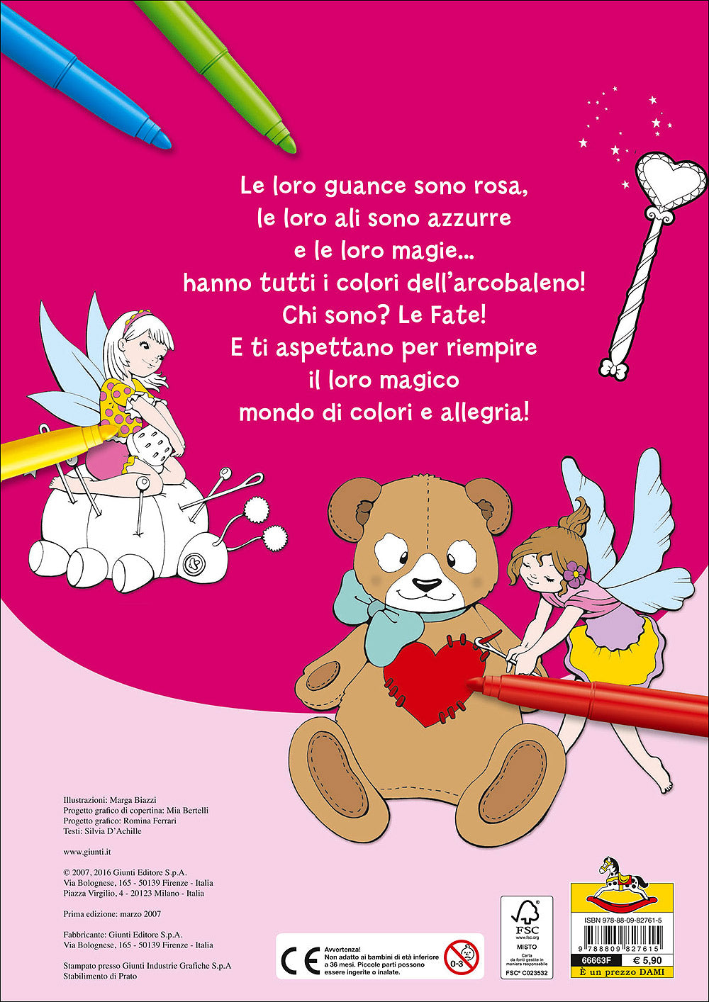 Il superlibro delle Fate da colorare::Con 6 bacchette magiche da ritagliare!