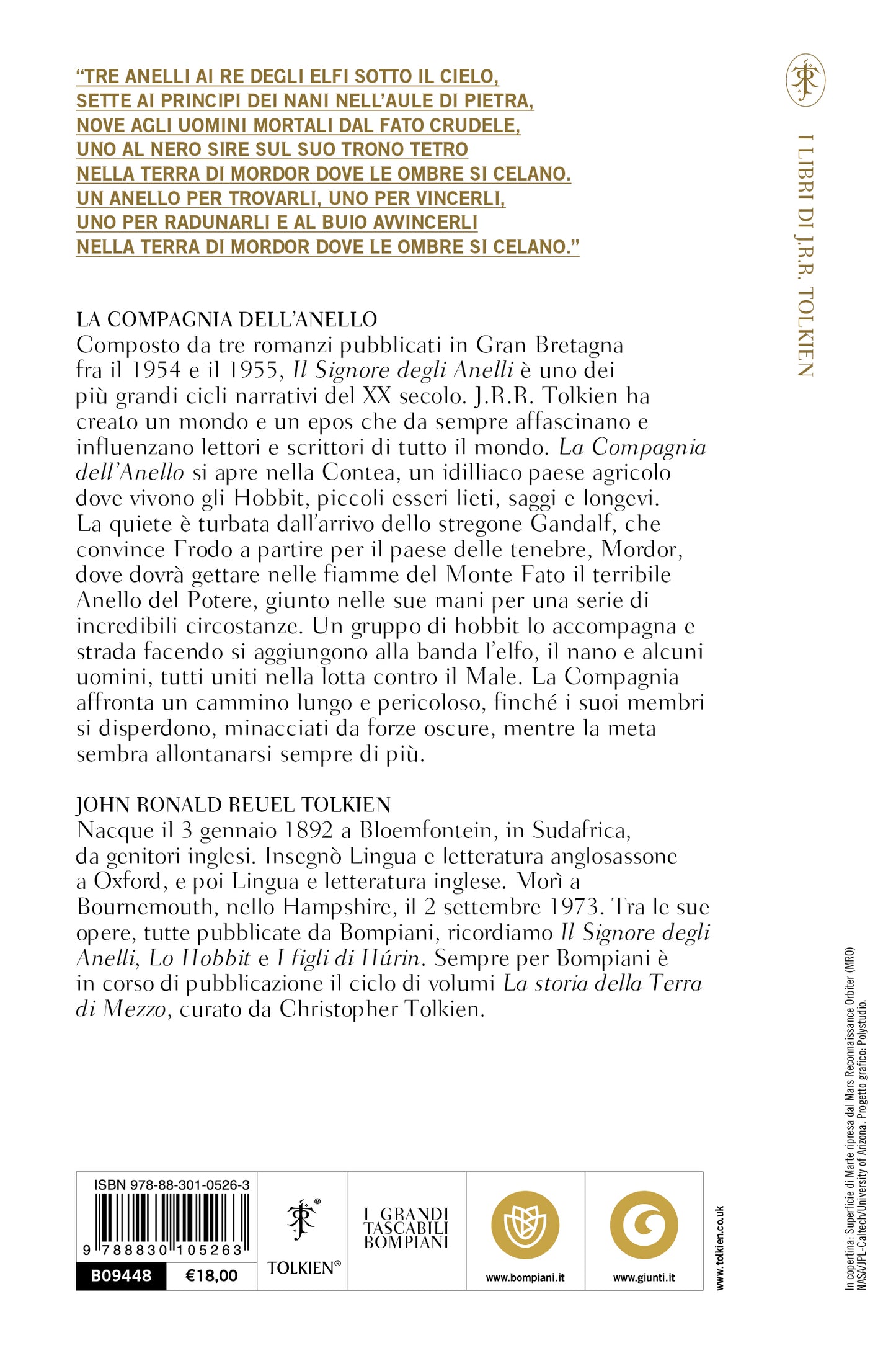 Il signore degli anelli. La compagnia dell'anello::Il Signore degli Anelli /1