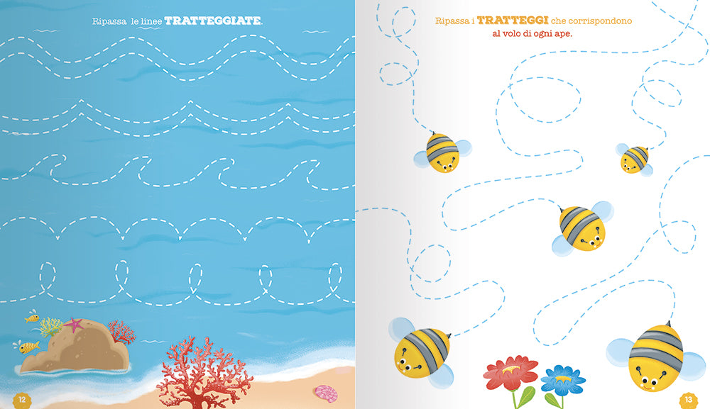 Il quaderno delle lettere - 5/6 anni::Pregrafismi, numeri e parole