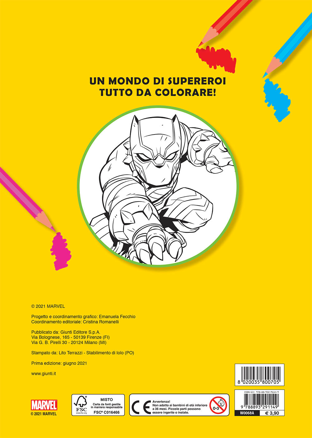 Primo album da colorare Marvel Super Hero Adventures::Eroi in città
