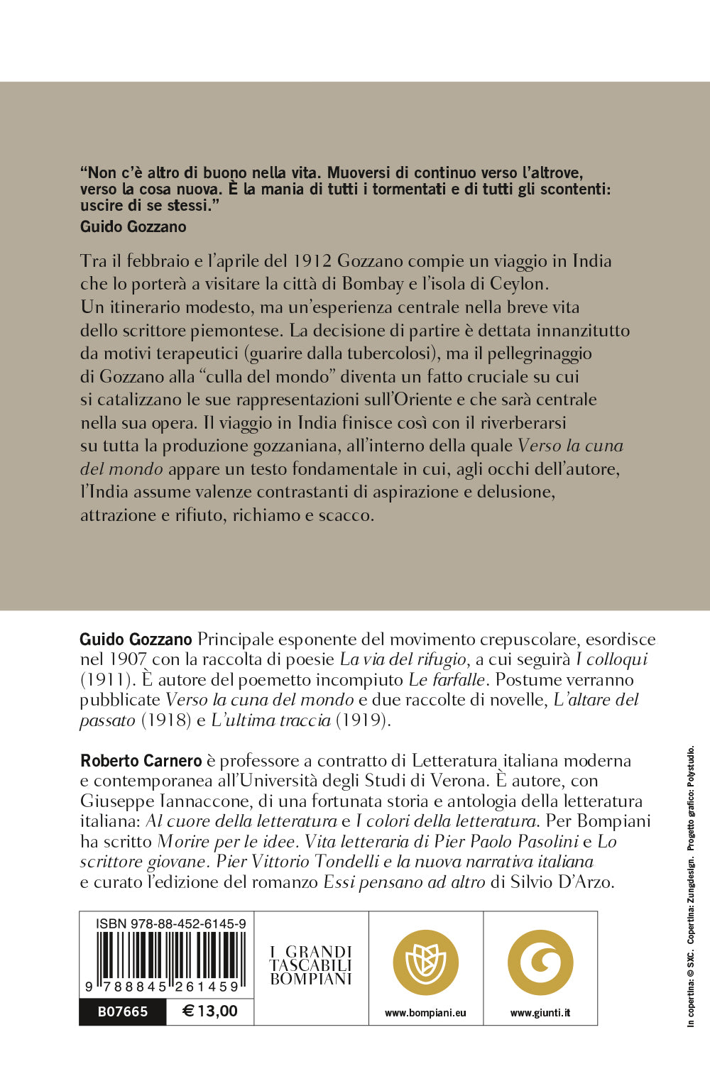 Verso la cuna del mondo::Lettere dall'India