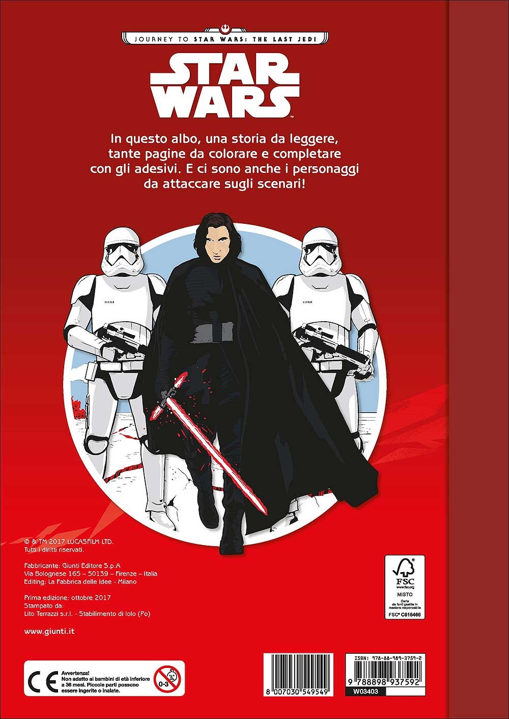 Star Wars. Journey to Star Wars: The last Jedi - Staccattacca&Colora